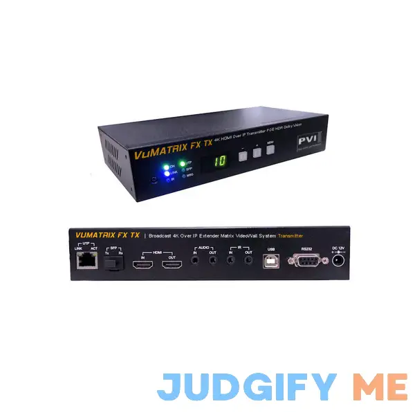 VuMATRIX-FX TX HD 4K HDMI Over IP Matrix Extender TRANSMITTER with APP Control VuMATRIX-FX TX HD 4K HDMI Over IP Matrix Extender TRANSMITTER with APP Control