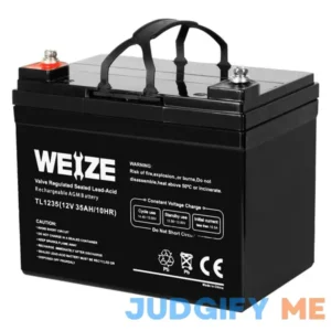 WEIZE 12V 35Ah AGM SLA Deep Cycle Battery Replaces 12V 33Ah 34Ah 36Ah 30Ah