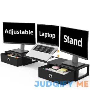 WESTREE Monitor Stand Riser with Adjustable Laptop Stand Riser