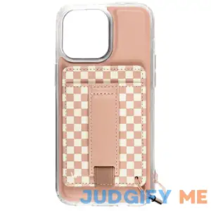 Walli Cases Blush Check Magnetic Case iPhone 15