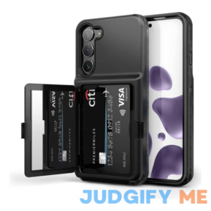 WeLoveCase for Samsung Galaxy S23 Plus Wallet Case with Credit Card Holder & Hidden Mirror