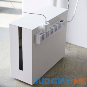 West Elm Yamazaki Tower Rolling Cable Management Rack