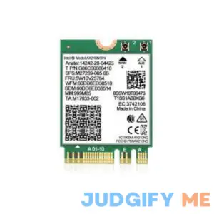 WiFi 6E Wireless Card Intel AX210 NGW Bluetooth 5.3 Tri-Band 5400Mbps Network Adapter for Laptop Support Windows 10/11 M.2/NGFF