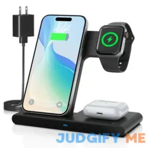 Wireless Charger 15W QC 3.0 Magnetic Fast Charging Stand for iPhone 15 14 13 12 11 Pro Max/Plus/XS/XR/X/8
