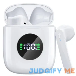 Wireless Earbuds Bluetooth 5.3 Headphones Earbuds with 50Hrs Battery Life Deep Bass Earphones with Wireless Charging Case & LED Power Display