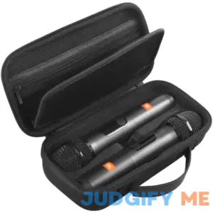 Wireless Microphone Portable Carrying Case Compatible with JBL Wireless Two Microphone System