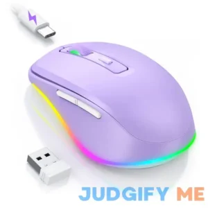 Wireless Mouse Jiggler - LED Wireless Mice with Build-in Mouse Mover