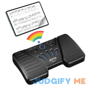 Wireless Page Turner Pedal Buletooth Foot Pedal Music Page Turner Pedal for Phones Ipad Tablets Phone Rechargeable Hands-Free Page Turner Pedal