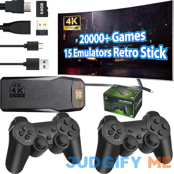Wireless Retro Game Console Stick Built-in 20000+ Classic Games Wireless Retro Game Console Stick Built-in 20000+ Classic Games