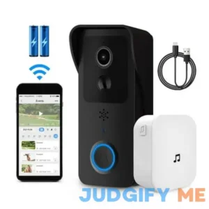 Wireless Video Doorbell Camera 1080p 5G WiFi Smart Doorbell Home Security Camera with Chime