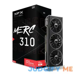 XFX Speedster MERC310 AMD Radeon RX 7900XTX Black Graphics Card 24GB GDDR6
