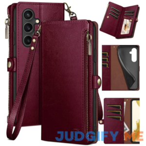 XcaseBar for Samsung Galaxy S23 FE Wallet case with Zipper Credit Card Holder【RFID Blocking】