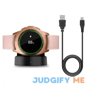 YUANHOT Charger Compatible with Samsung Galaxy Watch 42mm/46mm Upgraded Charging Cradle Dock for Samsung Galaxy Watch SM-R800/R810/R815 Smart Watch Charger