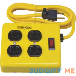 Yellow Jacket 2177n Metal Power Block Adapter 4 Outlet