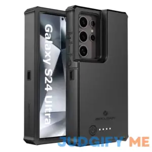 ZEROLEMON Battery Case for Galaxy S24 Ultra 10000mAh Super Fast Charging Passing Through & Wireless Charging Supported