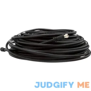 Zenith 100 ft. RG6 Burial-Grade Coaxial Cable in Black VG110006BGB