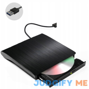 Ziweo External DVD Drive USB 3.0 Type-C CD Burner Portable CD +/-RW Drive DVD Player for ROM Rewriter Burner Compatible with Laptop Desktop PC Windows