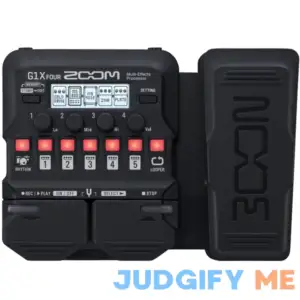 Zoom G1X Four Guitar Multi-Effects Processor with Expression Pedal