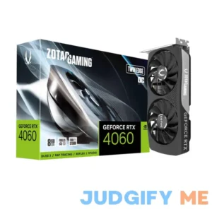 Zotac GeForce RTX 4060 Twin Edge OC DLSS GDDR6 Graphics Card ZT-D40600H-10M