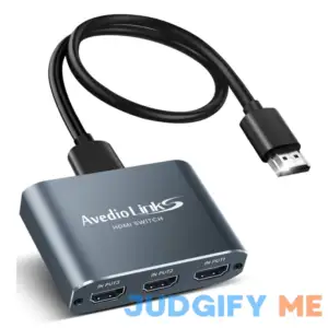 avedio links 4K@60Hz HDMI Switch 3 in 1 out Aluminum HDMI Switcher 4K with 1.2M HDMI Cable