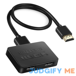 avedio links HDMI Splitter 1 in 2 Out 4K HDMI Splitter for Dual Monitors Duplicate/Mirror Only