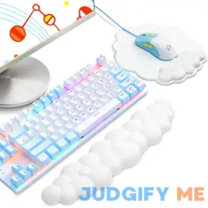 cloud wrist rest keyboard keyboard cloud wrist rest mouse desktop cloud wrist pad sliding base typing pain relief