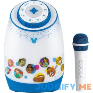 eKids Disney Bluetooth Karaoke & Microphone with EZ Link+ Technology
