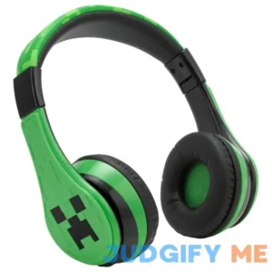 eKids Minecraft Kids Bluetooth Headphones Wireless Headphones with Microphone includes Aux Cord