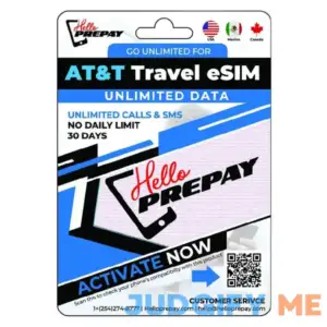 eSIM AT&T Unlimited Data eSIM (USA