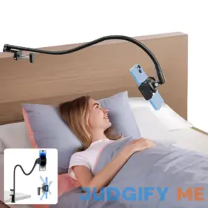elitehood Aluminum Gooseneck Phone Holder for Bed Laying Down Sturdy Flexible Arm