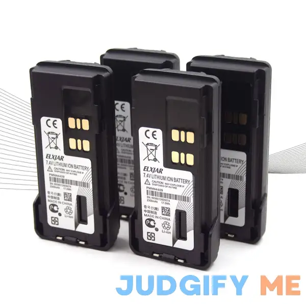 elxjar 7.4V 3000mAh PMNN4409AR Two-Way Radio Battery Replacement for Motorola XPR7350 XPR7580 XPR7550 XPR3300 APX4000 APX1000 elxjar 7.4V 3000mAh PMNN4409AR Two-Way Radio Battery Replacement for Motorola XPR7350 XPR7580 XPR7550 XPR3300 APX4000 APX1000