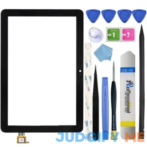 for Amazon Kindle Fire Tablet HD8 /HD8 Plus 10th Gen 2020 K72LL3 K72LL4 Screen Replacement Glass Touch Digitizer Repair Kit with Tools-Only for