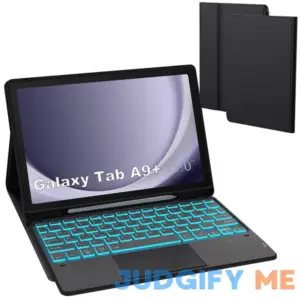 for Galaxy Tab A9+ 11 inch Case with Keyboard - 7 Color Backlit Detachable Tablet Keyboard Cover with Touchpad - Galaxy Tab A9 Plus 11" 2023 Samsung