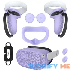 for Oculus Quest 2 Accessories Face Cushion Cover for Quest 2 Contorller Grips Lens Cover VR Silicone Covers VR Shell Cover Thumbsticks Covers