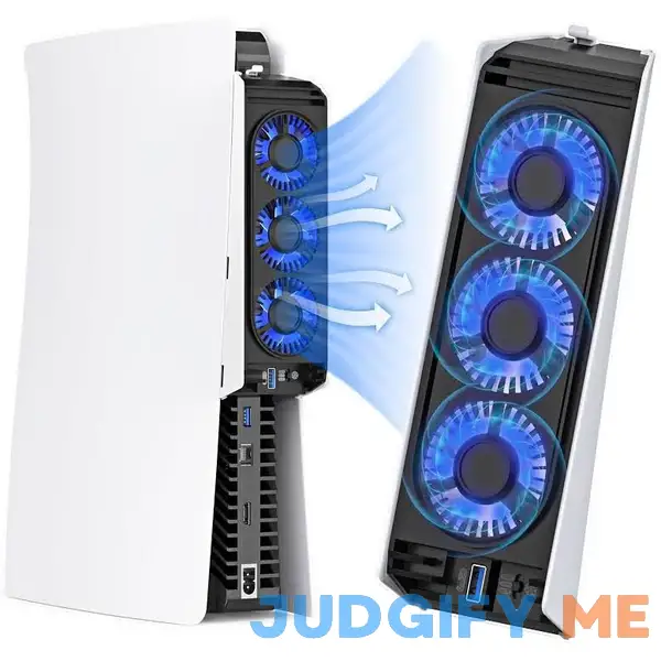 for PS5 Cooling Fan with Led Light for PS5 Cooling Fan with Led Light