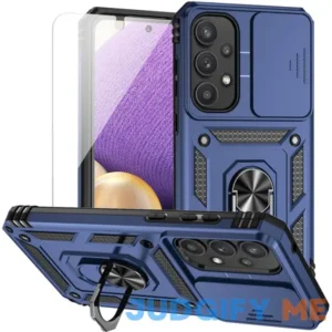 for Samsung Galaxy A35 5G Case with Camera Lens Cover HD Screen Protector