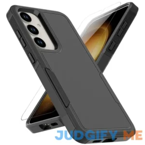 for Samsung Galaxy S24 Plus Case: Dual Layer Protective Heavy Duty Cell Phone Cover Shockproof Rugged with Screen Protector - Military Protection