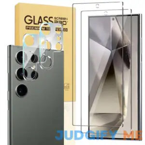 for Samsung Galaxy S24 Ultra 5G Compatible Screen Protector 9H hardness Tempered Glass Camera Lens Protector Full Coverage Samsung Galaxy