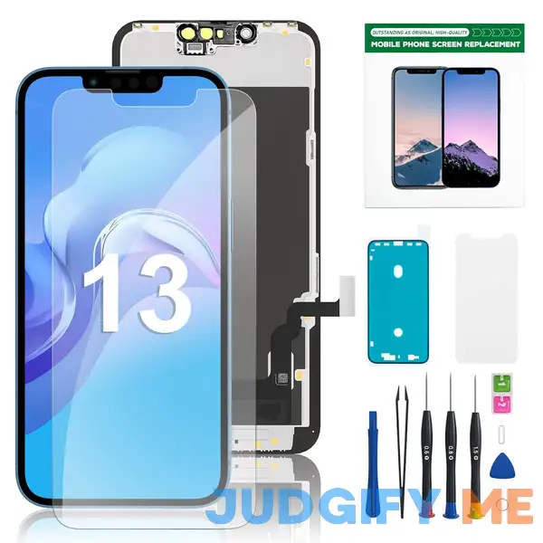 for iPhone 13 Screen Replacement HD LCD 6.1" Display and 3D Touch Digitizer Assembly with Repair Tools for iPhone 13 Screen Replacement HD LCD 6.1" Display and 3D Touch Digitizer Assembly with Repair Tools