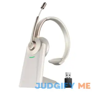 hoyzzem bluetooth headset wireless headphones with microphone noise canceling & usb dongle