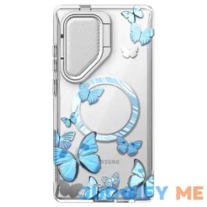 i-Blason Cosmo for Samsung Galaxy S24 Ultra Case with Camera Cover Stand