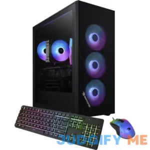 iBUYPOWER Scale Gaming Desktop PC Intel Core i5 14400F NVIDIA GeForce RTX 4060 8GB