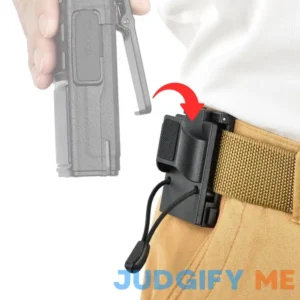 iGuerburn Tactical Radio Holder Duty Belt Accessories for 1.5"/1.75"/2" Belts