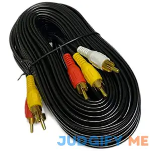 iMBAPrice RCA M/Mx3 Audio/Video Cable Gold Plated