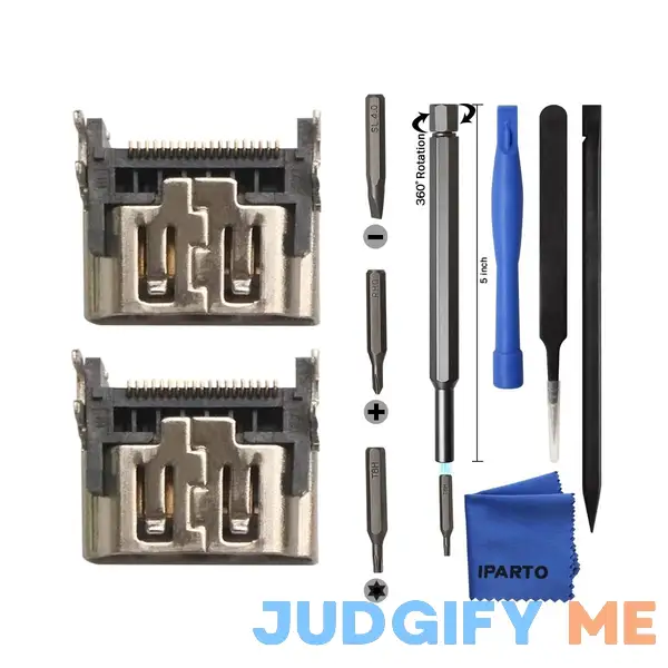 iParto 2 Pack Replacement HDMI Port for Sony Playstation 5 PS5 Display Socket Interface Jack Connector Repair Kit iParto 2 Pack Replacement HDMI Port for Sony Playstation 5 PS5 Display Socket Interface Jack Connector Repair Kit