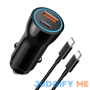 iPhone 15 Car Charger Fast Charging [MFi Certified] 43W USB C Car Charger Adapter with 6FT USB C to USB C Cable for iPhone 15/15 Plus/15 Pro/15 Pro