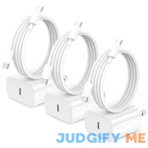 iPhone 15 Charger 3 Pack 20W USB-C Wall Charger with 6ft USB C to USB C Cable for iPhone 15/15 Plus/15 Pro/15 Pro Max/iPad Mini 6