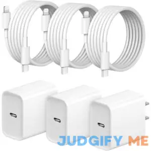iPhone Fast Charger 3+3Pack 20W USB C Wall Charger with 6FT Fast Charging Cable Compatible with iPhone 14/13/12/11/Pro/Pro Max