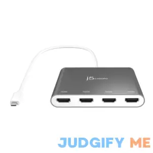 j5create USB-C to 4-Port HDMI Multi-Monitor Adapter JCA366