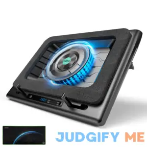 llano Gaming Laptop Cooler Laptop Cooling Pad Stand with 5.5inch External Cooling Fan